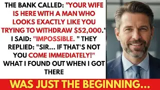 The Bank Called: “Sir… Your Wife Just Walked In With A Man  Who Looks Exactly Like You…
