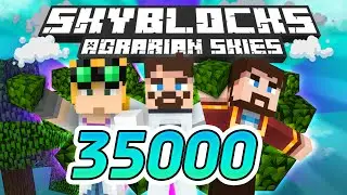 Minecraft - Hardcore Skyblock Part 75: 35,000 OAK LEAVES (Agrarian Skies Mod Pack)