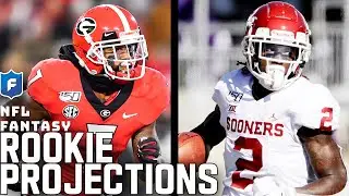 Rookie Fantasy Projections: Top WR's, RB's & Fits