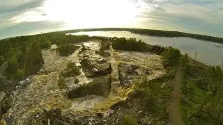 Thompson Dam Aerial expanded DJI Phantom 2 & GoPro