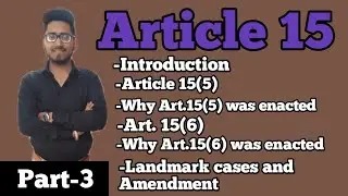 Article 15(5) of Indian constitution,Article 15(6) of Indian constitution,#law_with_twins
