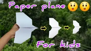 Paper plane craft tutorial for kids 😍 day-62|Easy paper craft ideas 💡 for beginners|