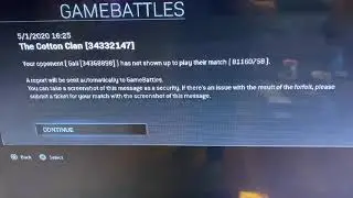 Game battles no show