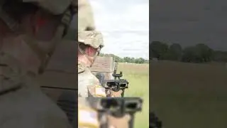 Female Army Reserve Soldier Fires M320 Grenade Launcher in Live-Fire Training. #shorts  #military