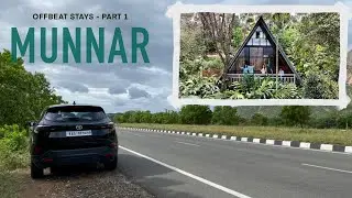 Misty Munnar| TATA Harrier| Offbeat Cabin Stay|Bangalore to Munnar Road Trip Part-1|Willmount Resort