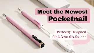 ￼🎁Unboxing the Newest PC100G/PC100GR Pen-Shaped Nail Drill of Our Pocketnail Family!