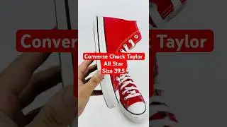Converse Chuck Taylor All Star Hi Red Shoes (Size 39.5) - M9621 #converse #prelovedtreasures