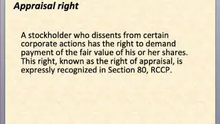 Bar Exam Analysis 2007 Appraisal Right