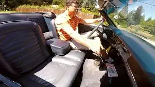 1965 Mustang Bench Seat Convertible First Drive