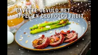 Kerstbarbecue #3 | Bavette gevuld met appeltjes en gedroogd fruit| hoofdgerecht | Fire&Food TV