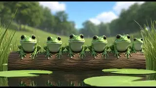 Five Little Speckled Frogs | Fun Counting Nursery Rhyme for Kids | Songs for Children