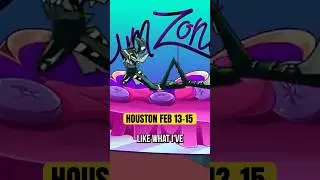 Актер озвучки из аниме Helluva Boss неожиданно появился на конвенции #helluvaboss #animation
