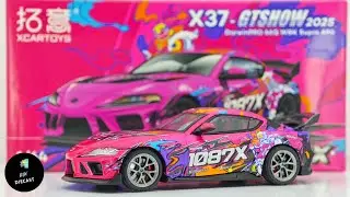 Toyota Supra A90 DarwinPRO 66G WBK 1087X GTSHOW by XCarToys 1/64 | UNBOXING and REVIEW
