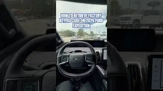 Watch how to retrieve the *factory keypad code* on a *2026 Ford Expedition* #kisselbackford