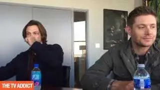 Supernatural Set Visit 2015 - Jared Padalecki & Jensen Ackles Talk 