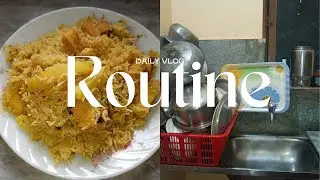 Bartan dho dho Kar meri bas ho gai 😟 | AJ main ne banaye rice 🍚| Daily routine vlogs 😊