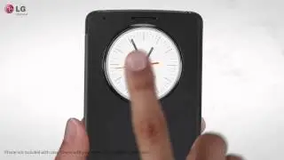LS990 LG G3 Quick Circle&trade; Wireless Charging Folio Case Demo