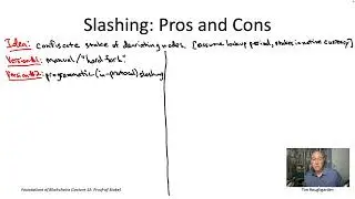 Foundations of Blockchains (Lecture 12.20: Pros and Cons of Slashing)