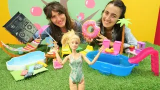 Barbie ile kız videoları.  Barbie hangi havuz konseptini beğenecek? Sevcan vs &Uuml;mit
