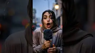 Reporter reporting at road funny AI generated Best video viral and trending on YouTube #viralvideos