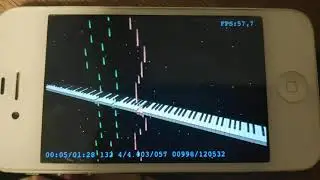 Iphone 4s vs midi trail with tetris