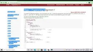 Week 7: Programming Assignment 1,2,3,4