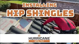 Hip Shingles *LIVE INSTALL* HURRICANE Metal Tile