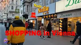 Shopping Street in the heart of Europe Mariahilferstraße Vienna Walking Tour 4K