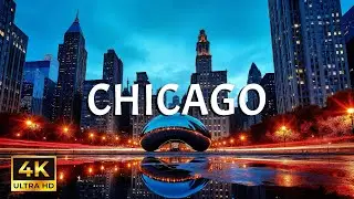 CHICAGO 4K | Discover Iconic Landmarks, Peaceful Parks & Stunning River Views