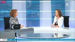 La consellera de Just&iacute;cia &eacute;s entrevistada a la Xarxa TV-II