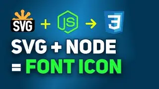 SVG to Font Icons Using NodeJS | Create Your Own Font Icons Library