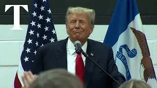 Donald Trump comments on Joe Biden's fall