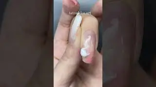Коррекция гелем желе+омбре+слайдер #nails #nailart #калуга #омбре #френчманикюр