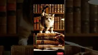 My new study buddy has *opinions* on my reading list. 🐾