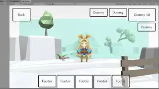 [Unity Demo] Multi resolution handling for 2D HUD & 3D View
