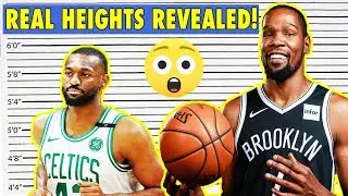 NBA Players Real Heights Finally REVEALED!