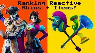 Ranking *EVERY REACTIVE SKIN + ITEM* In Fortnite: Battle Royale!