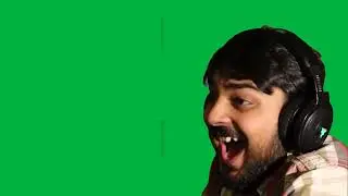 Mutahar laughing green screen