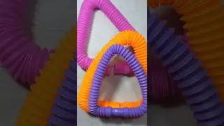 Creating ASMR Crunchy POPs TUBES /#asmrvideo #satisfying #creative #oddasmr #relaxing #shorts