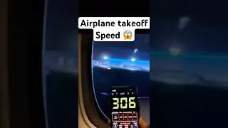 Airplane takeoff speed 😱#airplane #facts #fact #history #knowledge #technology #innovation #viral