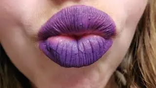 Purple Lipstick ASMR Triggers