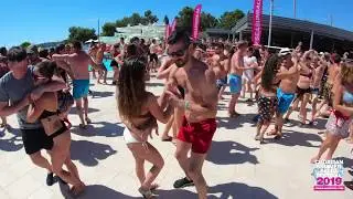 Iban & Maria dancing at pool party in Rovinj @Croatian Summer Salsa Festival 2019