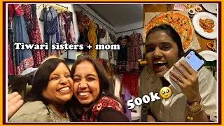 Navratri shopping in Surat 😍 + 500k celebration | J vlog