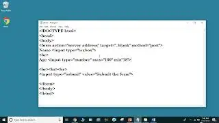 Forms in HTML