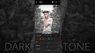 Lightroom - dark grey tone editing steps || preset in discreption