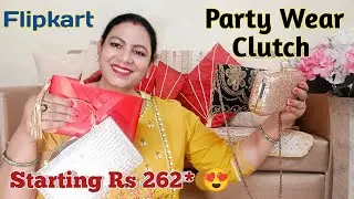 Beautiful Party Wear Clutch From Flipkart // Flipkart Party Wear Clutch Haul