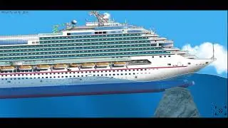 Titanic vs Modern Cruise Ship Crash Test!