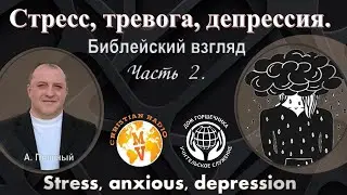 Стресс, Тревога, Депрессия. Библейский взгляд. Часть 2.  Александр Пышный.
