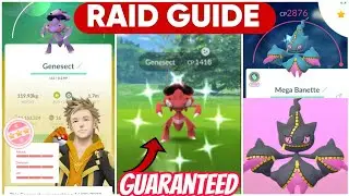 GENESECT AND MEGA BANETTE RAID GUIDE | Top Counters for Genesect and Mega Banette in Pokemon Go