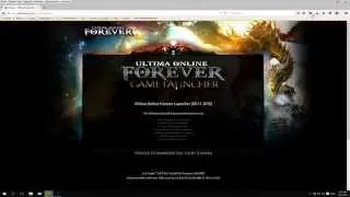 Ultima Online Forever UOSteam Sallos Install - Launcher Beta 2015